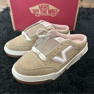 VANS upland suede mules clogs slip on shoes sneakers women’s 8.5 new